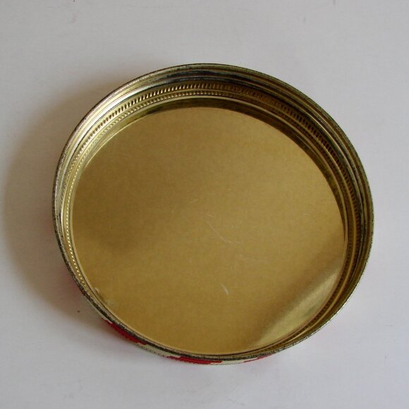 Vintage Glass Jar Nutty Club Peanut Butter Red and White Striped Lid ~ RARE - Picture 8 of 9